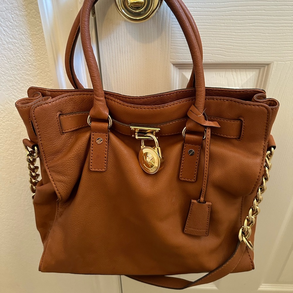 Michael Kors Tan Leather Bag